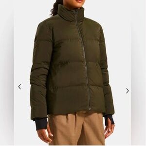 Theory City Poly Stand Puffer Coat - Size M